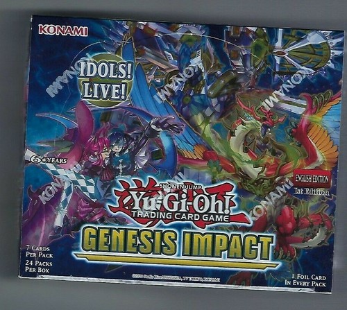 yugioh genesis impact booster box Yu-Gi-Oh! KONGIMP Display of 24 Packs : Toys & Games card booster set Yu-Gi-Oh! Blazing Vortex Booster Box