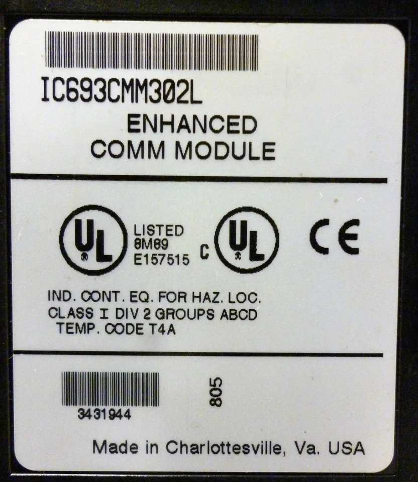 GE IC693CMM302L PLC Communications Module - Image 2 of 4