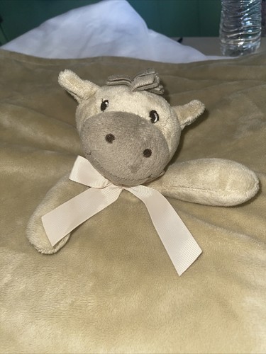 Honey Bunny Plush Brown Horse Pony Security Blanket Lovey XOXOX 16" X 17" (C4) - Picture 3 of 5