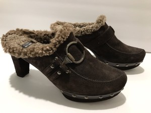 stuart weitzman fur mules