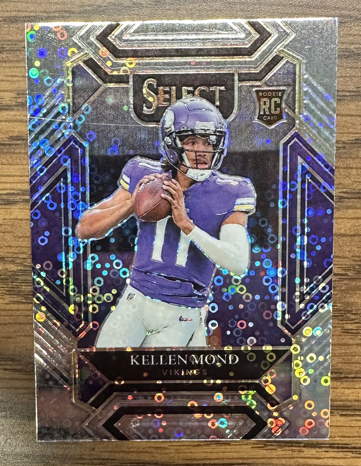 Kellen Mond 2021 Select Base Club Level Silver Disco Prizm #264