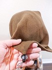 NWOT ILONA.K BROWN 100% WOOL BANDANA STYLE HAT-ONE OF THE KIND — photo 5