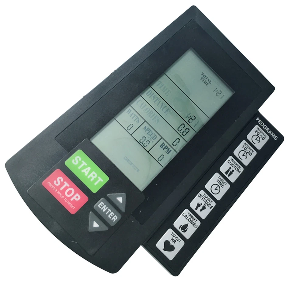 Electronic Counter Wind Resistance Magnetic Control Exercise Bicycle LCD Display - Image 3 of 4