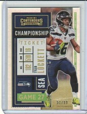 2020 Contenders Football - Tyler Lockett Championship Ticket - Seahawks 51/99