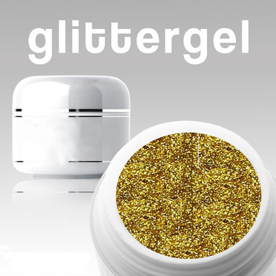4ml SPARKLE*EXTREME*GLITTERGEL*GOLD