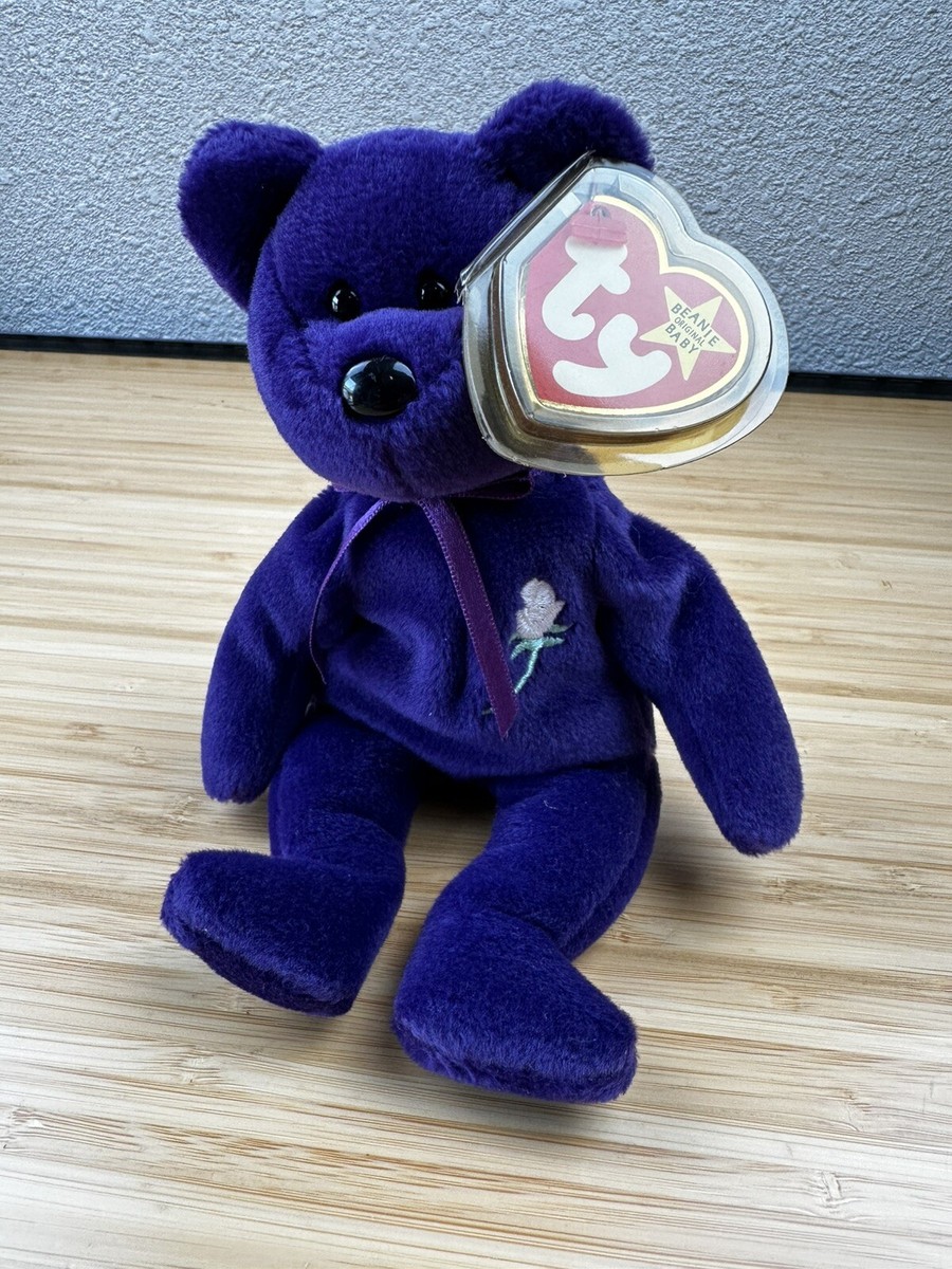 Ty Beanie Babies Princess Diana first edition Bear Toy 8421043002