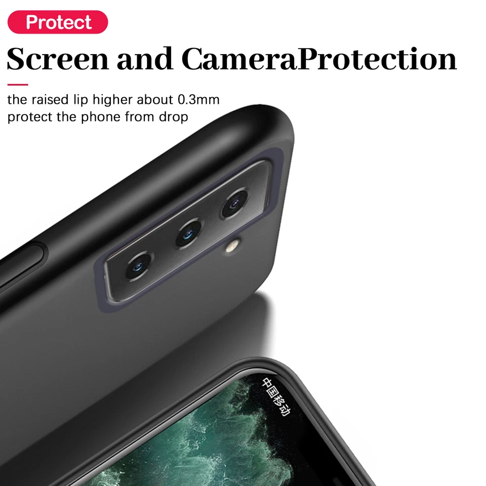 For Samsung Galaxy S24 S23 S22 S21 S20 A71 A72 A51 A52 A32 5G Thin Matte Case - Image 4 of 4