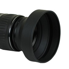 58mm Soft Rubber Collapsible Lens Hood For Canon 18-55, 75-300, 70-300, 55-250
