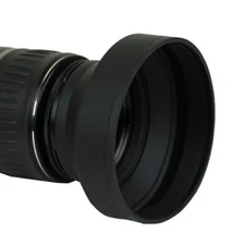 58mm Soft Rubber Collapsible Lens Hood For Canon 18-55, 75-300, 70-300, 55-250