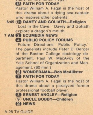 1980 TV AD ~ PAUL W. MACAVOY YALE SCHOOL on the PUBLIC POLICY FORUMS SHOW