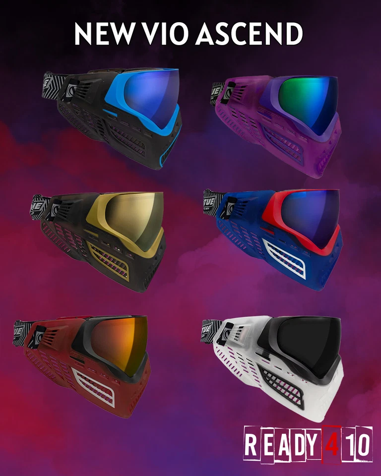 Virtue VIO Ascend Paintball Maske Goggle Crystal