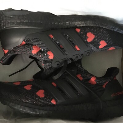 Adidas Valentines Day ultra boost 5.0 DNA black with red  display picture 2
