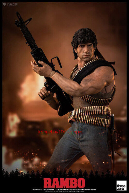 Threezero 3a Figzero Series 1/6 First Blood John Rambo Threezero 3a Figzero Series 1/6 First Blood John Rambo