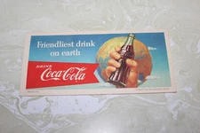 VINTAGE DRINK COCA-COLA BLOTTER FROM 1956
