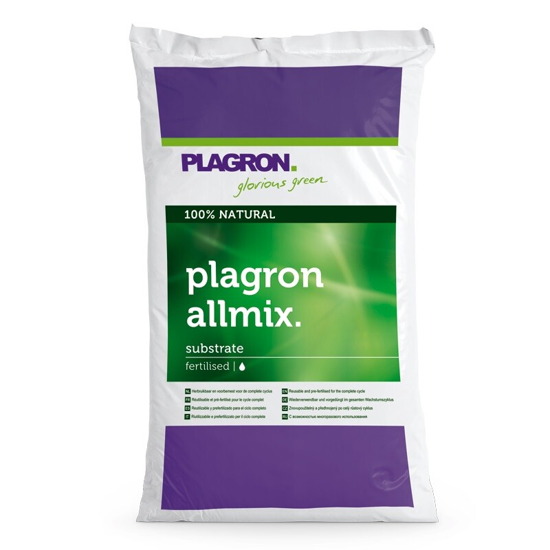 Plagron Allmix 50L - vorgedüngte Bio Erde Pflanzensubstrat  (0,28 EUR/l)