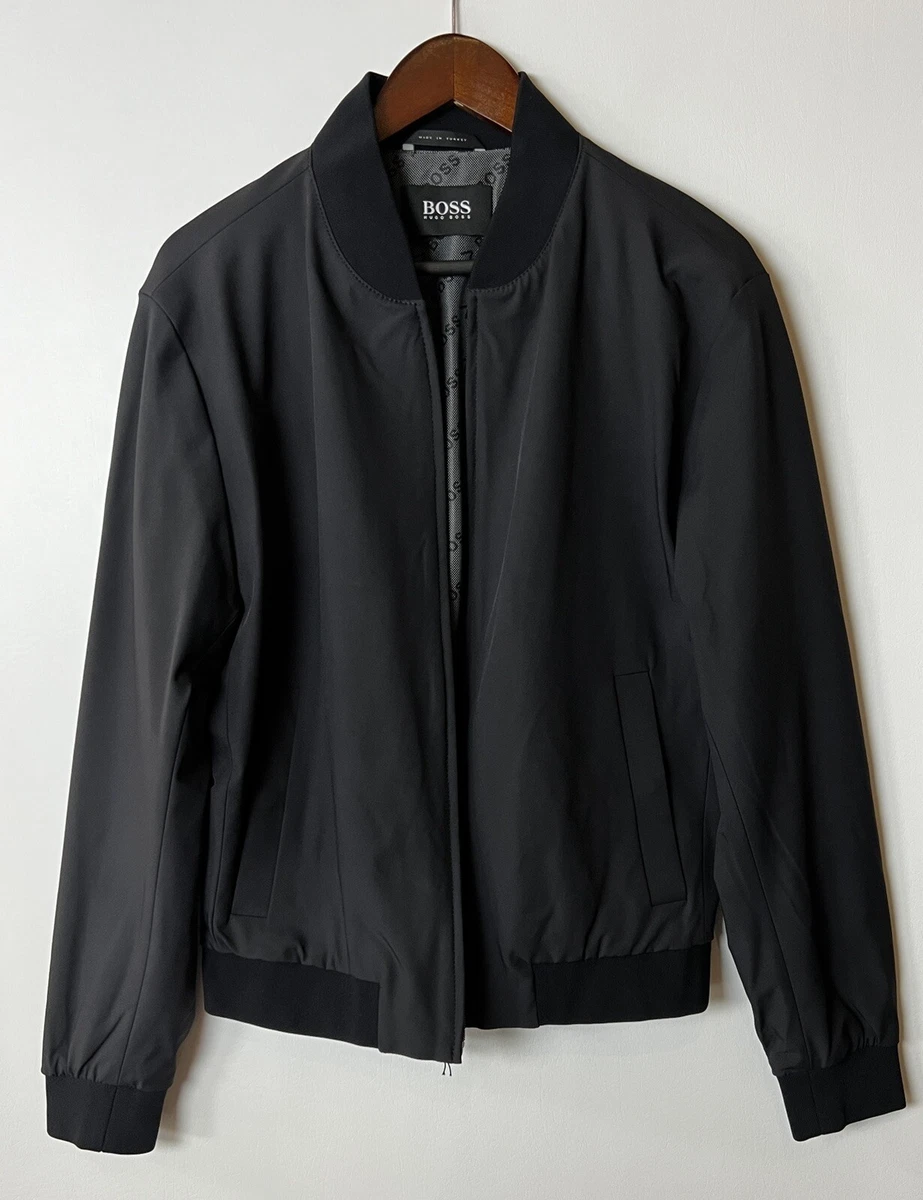 324 Hugo Boss Men s Hanry Bomber Jacket Size 40 R RETAIL 595