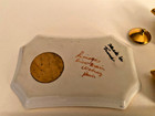 RARE ANTIQUE LIMOGES France Miniature Hand Painted GILDED TEA SET stamped/signed — photo 3