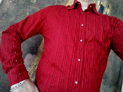 HUGO by HUGO BOSS Herren HEMD*Gr.L*Rot*Limitiert*Party*Dandy*Luxus*NP:249 *