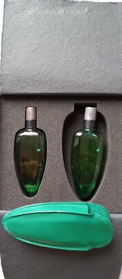 Set, extrait de parfum 15ml plus eau de parfum 15ml with leather case