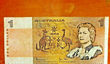 Genuine Old $1 Paper Banknotes " 1 Note " Money Currency