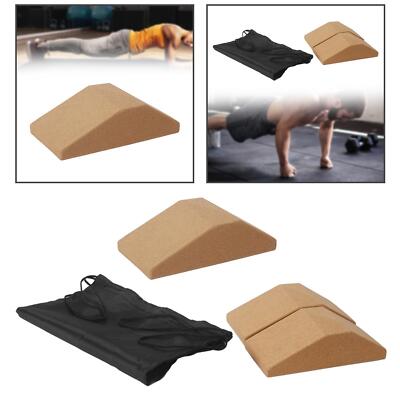 Cork Squat Wedge Block Portable Yoga Prop Zubehör Yoga Brick für Pilates