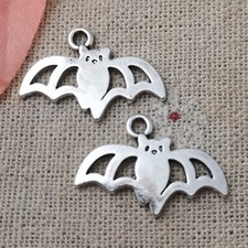 Free Ship 256 pcs tibetan silver bat charms 24x16mm L-5011