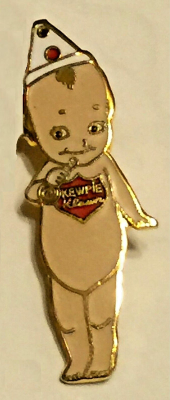 Swing Latch Pin Kewpie Clown Rose O'Neill measures 1 1/2-inch Tall Rose O'Neill