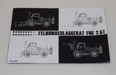 TAKOM FELDUMSCHLAGGERÄT FUG 2.5T #22141  PARTS  INSTRUCTION BOOKLET 1/35