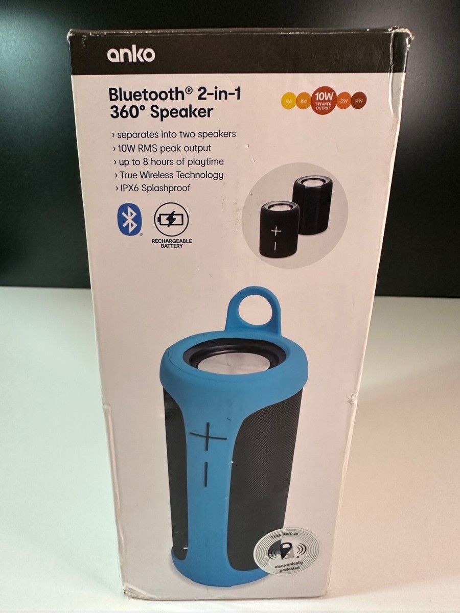 Anko Bluetooth 2-in-1 360 Speaker - Audio Dock Portable Bluetooth