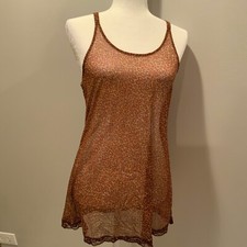 Vintage Victoria's Secret S Wild Things Cheetah Leopard Sheer Lace Nightie