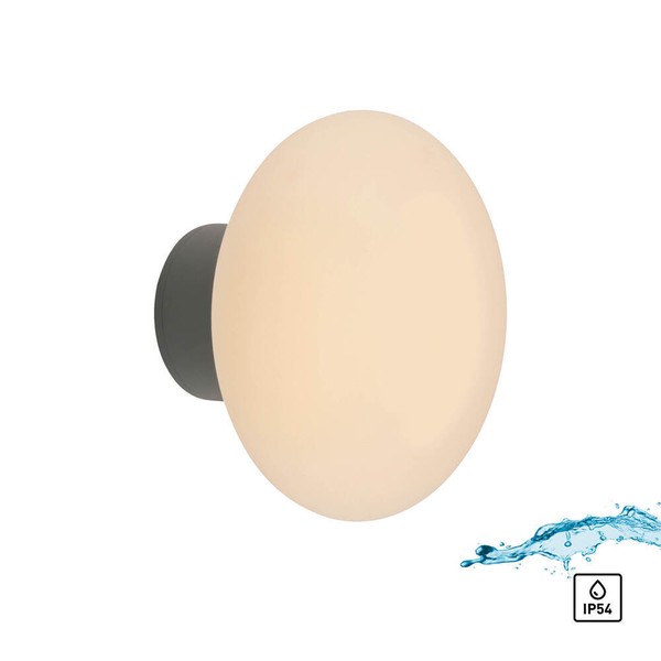Led Wandleuchte Aussen Fassade IP54 Wetterfest WeißEs Opal Glas Warmweiß-image