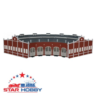 Bachmann Trains 45020 HO Scale Five-Bay Roundhouse With Nickel Silver E-Z Track