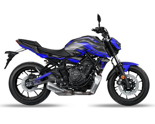 Yamaha MT-07 2021-2024 Graphics kit Sticker Kit , High quality thick vinyl - 第 17/23 張圖片
