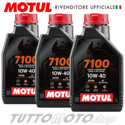 12 Litri Olio Motore Moto Motul 7100 15w50 4T 100% Sintetico JASO MA2 - Foto 2
