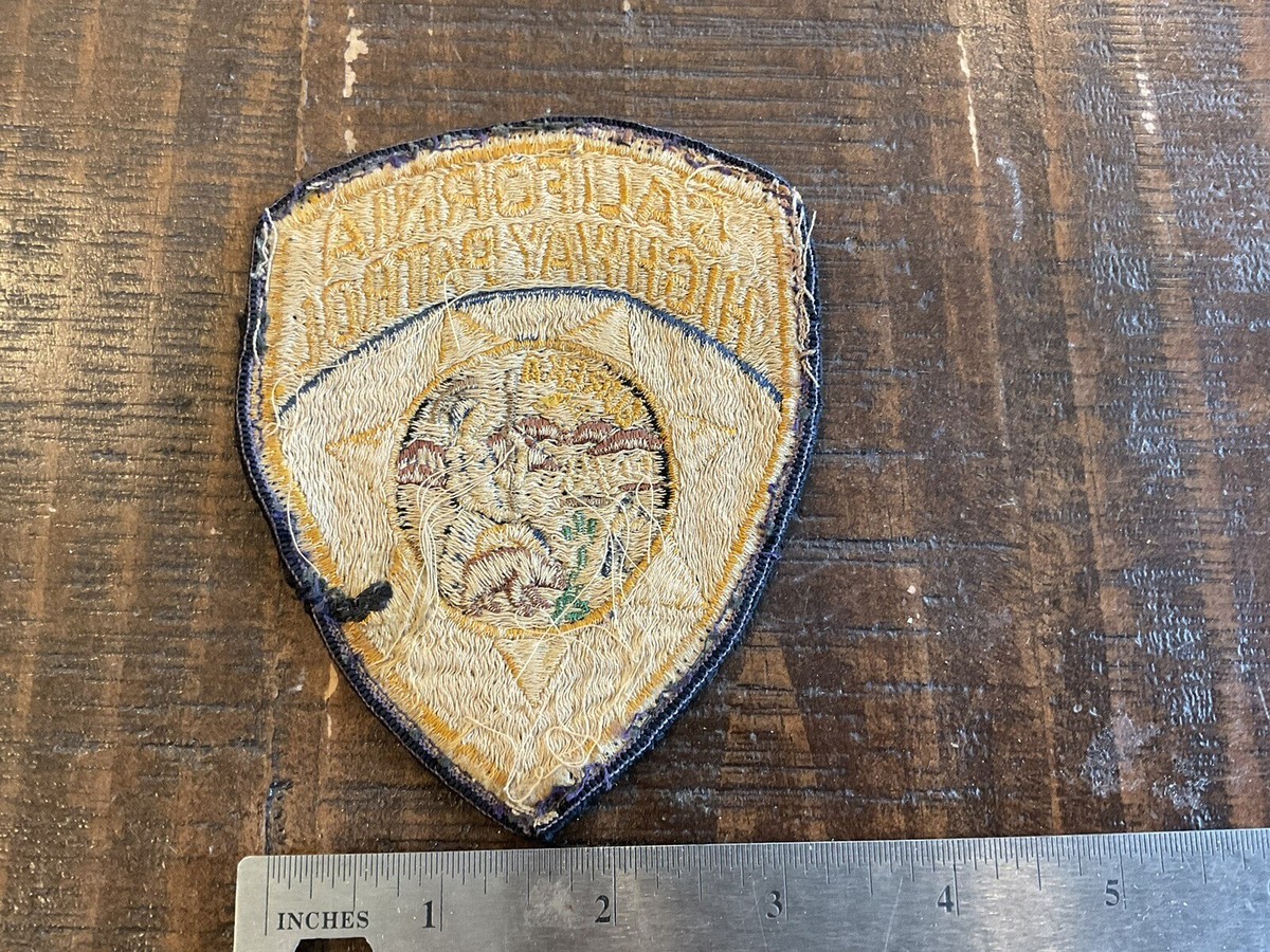 ORIGINAL VINTAGE CHP CALIFORNIA HIGHWAY PATROL POLICE PATCH