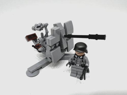 Lego Ww2 2 Cm Flak 38 W 1 Brickmania Soldier Brickarm Ebay