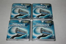 32 Mach3 TURBO Cartridge blades Refills Shaver Razors Gillette fits M3 Power USA