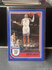  DARIUS BAZLEY 2022-23 Panini NBA Hoops Blue #204 Oklahoma City Thunder 