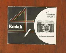 KODAK RETINA REFLEX S INSTRUCTION BOOK/47681
