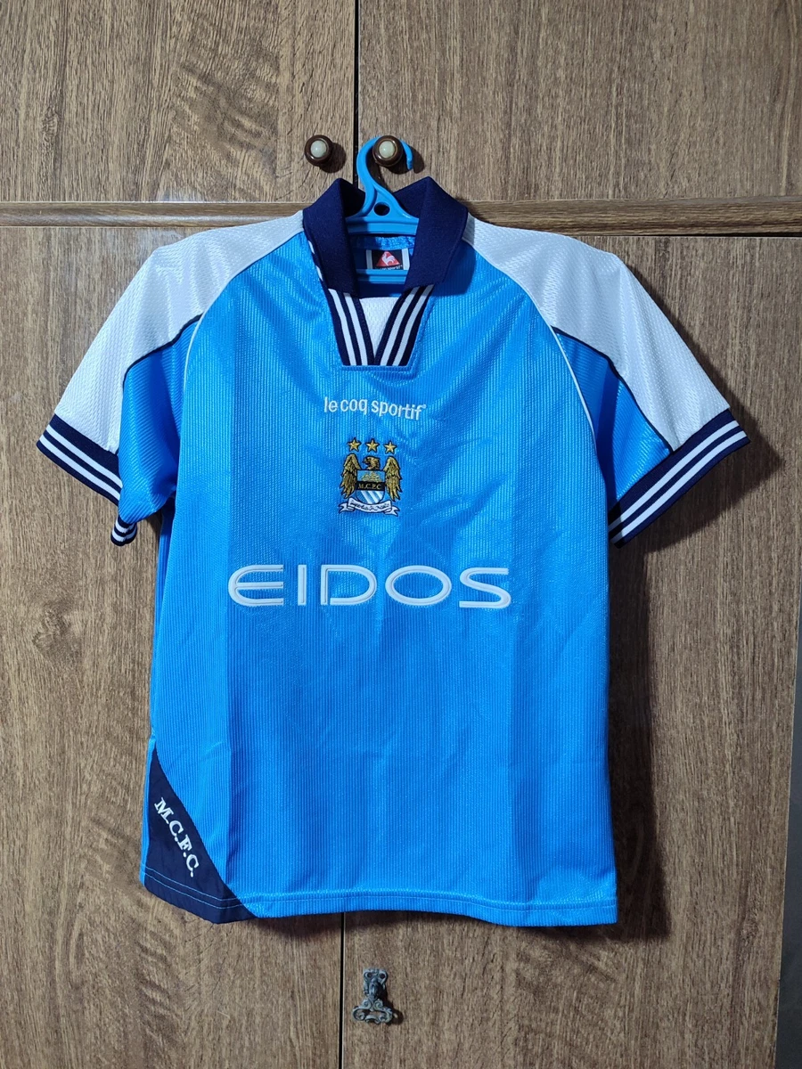 Le Coq Sportif Manchester City Soccer Jersey 2000-01 Home
