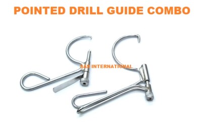 Orthopedic Pointed drill guide Combo of 2 pcs surgical veterinary instruments
