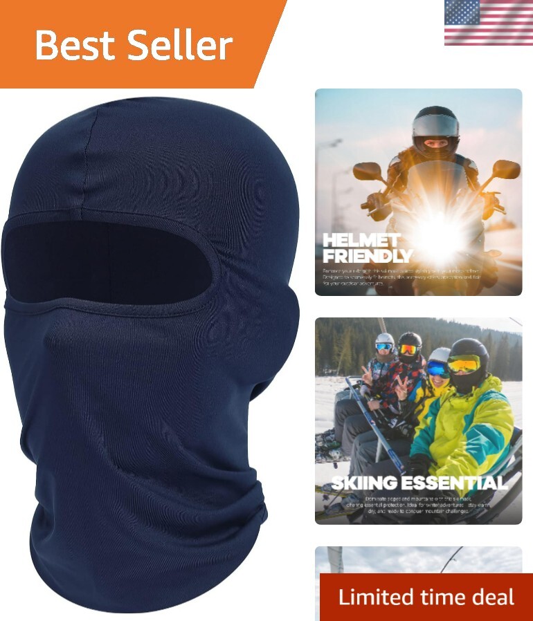 UV-Protective Balaclava Ski Mask & Cooling Summer Neck Gaiter for Motorcycle