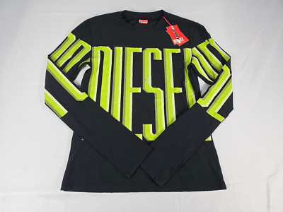 Diesel Sport Amtee-Lauren-WT17  longsleeve shirt black Größe XL