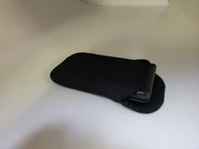 Flip Top Black Soft Padded Pouch Protective Sleeve Case for 3DS XL & NEW 3DS XL