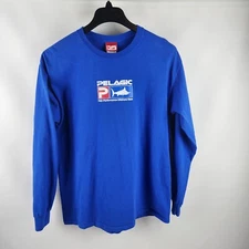 Pelagic Shirt Mens Large Blue High Performance Offshore Long Sleeve T-Shirt