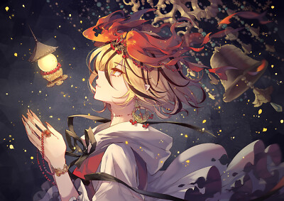 Anime girls art portrait 2d kieta touhou toramaru shou CCG Gaming Mat Desk