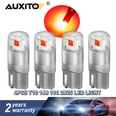 4x Brilliant Red T10 6 SMD Instrumental Speedometer Gauge Cluster LED Light Bulb