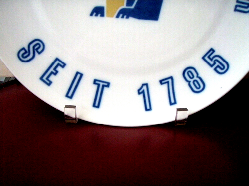 Langenthal Swiss Porcelain Bierbrauerei Langenthal Wall Plaque - Picture 3 of 7