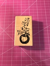 Pumpkin Rubber Stamp By Inkadinkado New