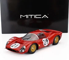 Mitica FERRARI 330 P3 4.0L V12 COUPE 24h LE MANS 1966 BANDINI/GUICHET #21 1/18